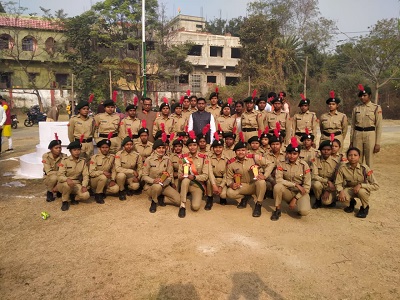NCC unit Jamtara college Girls Battalion